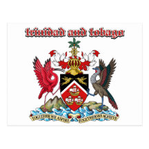 Diseños del escudo de armas de Trinidad and Tobago Postales