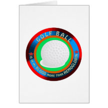 Diseños del golf tarjeton