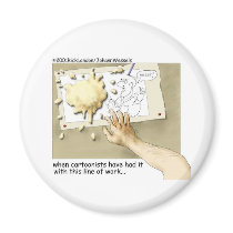 Disgruntled Cartoonist Funny Gifts & Collectibles magnets