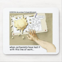 Disgruntled Cartoonist Funny Gifts & Collectibles mousepads