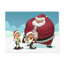 Disgruntled Elves Postcard