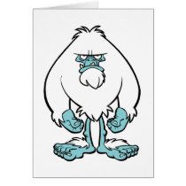 Disgruntled Yeti Greeting Cards