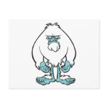 Disgruntled Yeti Postcard