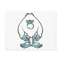 Disgruntled Yeti Postcard