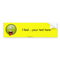 Disgusted Green Bumper Stickers