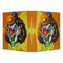 Disgusting Evil Clown Vinyl Binders