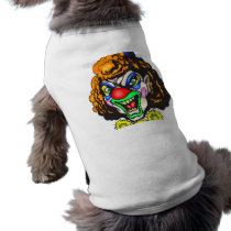 Disgusting Evil Clown Pet Tee Shirt