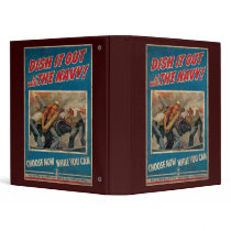 Dish It Out With The Navy Vinyl Binder