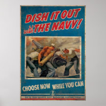 Dish It Out With The Navy Print