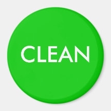 Dish Washer Magnet - CLEAN
