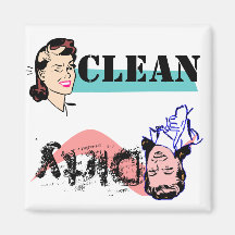 Dish Washer Magnet Finger Wag Dirty vs Wink Clean