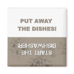 Dishwasher Clean/Dirty Fridge Magnet