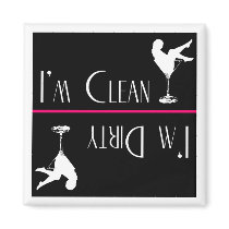 Dishwasher Magnet--Dirty Girl magnets