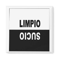Dishwasher Magnet in Spanish by DRCLINK Dishwasher Magnet in Spanish