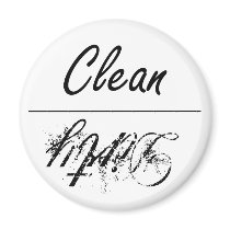 Dishwasher Magnet--Script Style magnets
