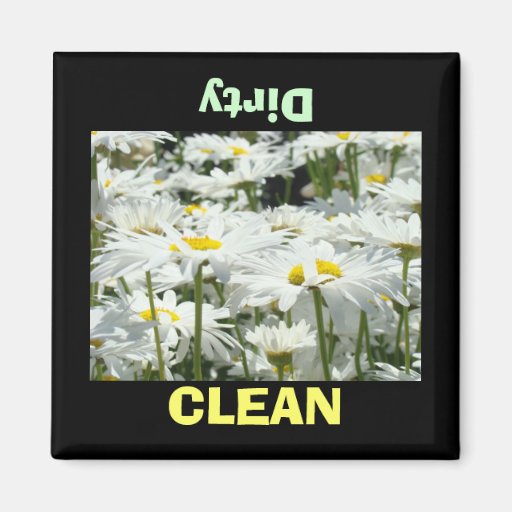 Dishwasher CLEAN Dirty kitchen Zazzle