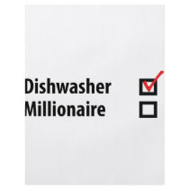 dishwasher millionaire icon flyers