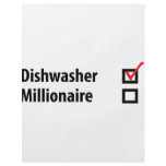 dishwasher millionaire icon flyers