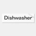 Dishwasher Sign/ Bumper Stickers