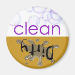 Dishwashing Machine - Is it clean or dirty? Refrigerator Magnet