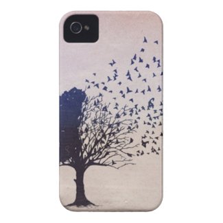Disintegrating Tree iPhone 4 Case-Mate Cases