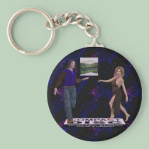 disk lable keychains