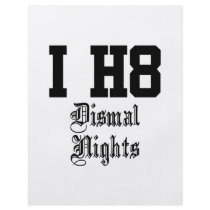 dismal nights flyer design