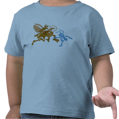 Disney A Bug's Life Flik and Hopper t-shirts