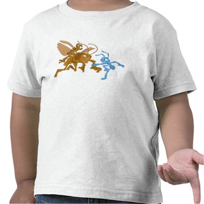 Disney A Bug's Life Flik and Hopper t-shirts
