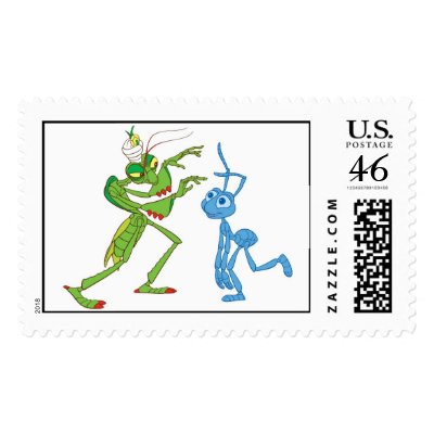 Disney A Bug's Life Flik and Manny stamps