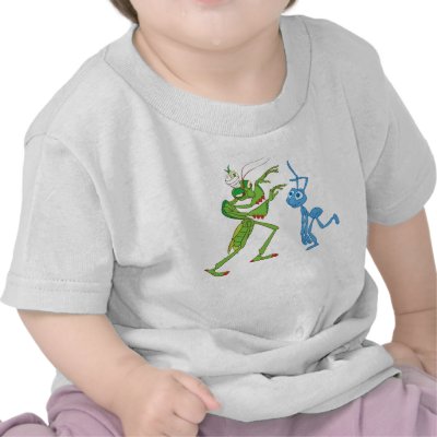 Disney A Bug's Life Flik and Manny t-shirts
