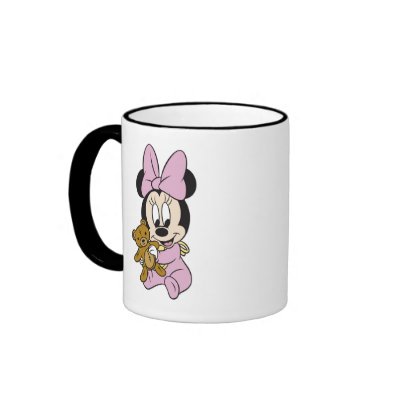 Disney Baby Minnie Mouse With Teddy Bear mugs