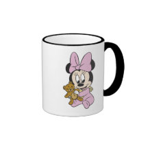 Disney Baby Minnie Mouse With Teddy Bear Mugs
