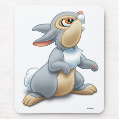 Disney Bambi Thumper sitting mouse pads