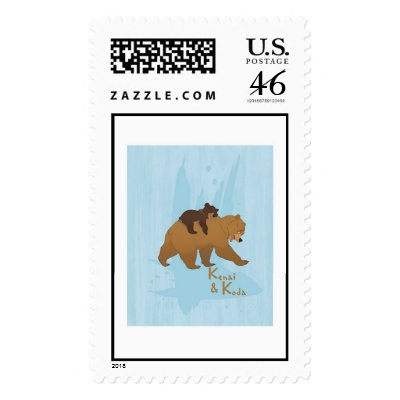 Disney Brother Bear Kenai and Koda Walking stamps