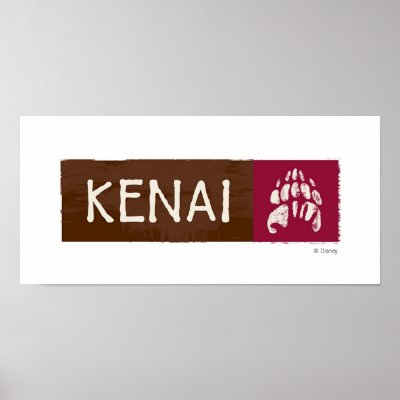 Disney Brother Bear Kenai Design posters