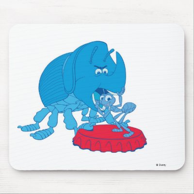 Disney Bug's Life Flik and Dim mousepads
