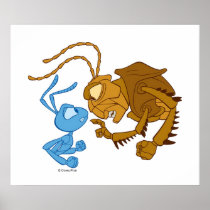Disney Bug's Life Flik and Hopper Poster