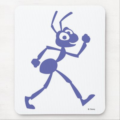 Disney Bug's Life Flik running mousepads