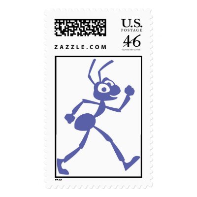 Disney Bug's Life Flik running stamps