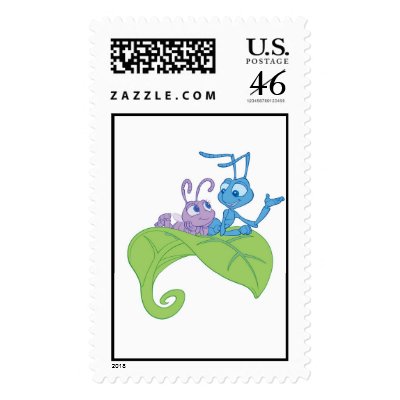 Disney Bug's Life Princess Dot and Flik stamps