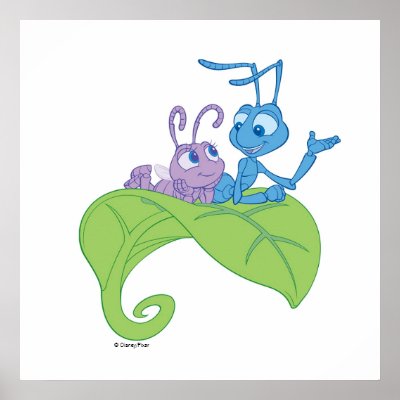 Disney Bug's Life Princess Dot and Flik posters