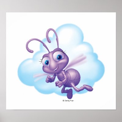 Disney Bug's Life Princess Dot flying posters
