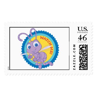 Disney Bug's Life Princess Dot flying. stamps