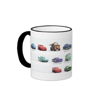 Disney Cars Lineup mug