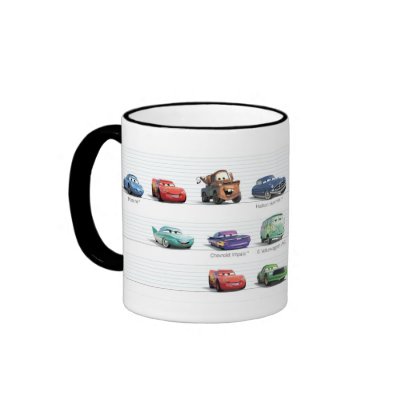 Disney Cars Lineup mug
