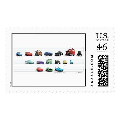 Disney Cars Lineup postage