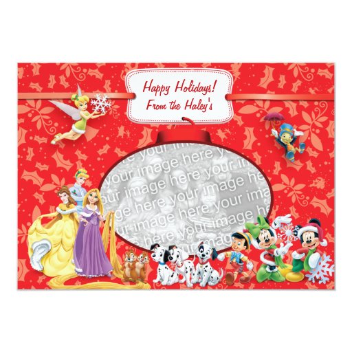 Disney Holiday Card Zazzle