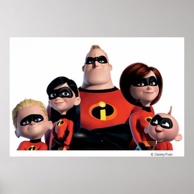 Disney Incredibles Family  posters