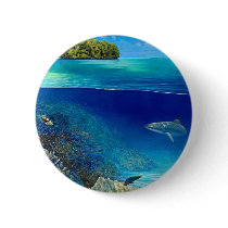 Disney Lake 3 by Michael Glinski buttons by BelauArtGallery Disney Lake 3 by Michael Glinski buttons